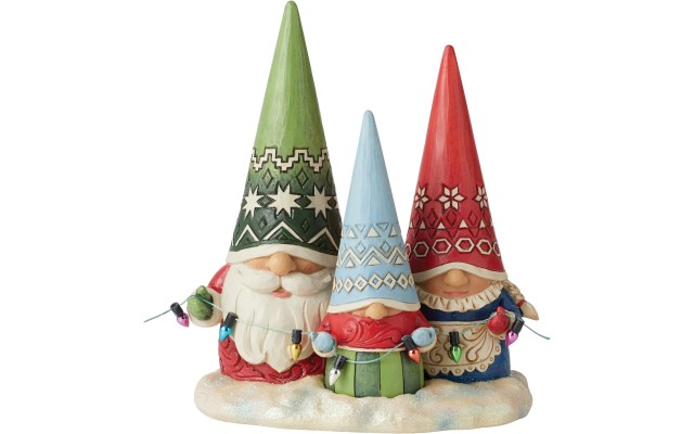  Christmas Gnome Family Figurine – 6.5 Inch, Multicolor