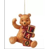 Jim Shore Fao Teddy Bear Ornament, Brown, One