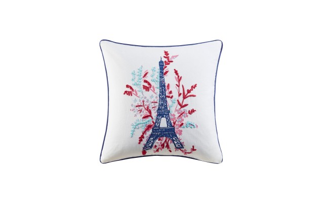  Eiffel Tower 20 x 20 Inches Decorative Pillow,Eiffel Tower,20 X 20