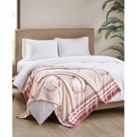 Jla Home Word Plush Throw – Happy Place, 50×60