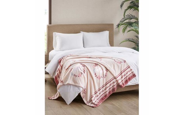  Word Plush Throw – Happy Place, 50×60