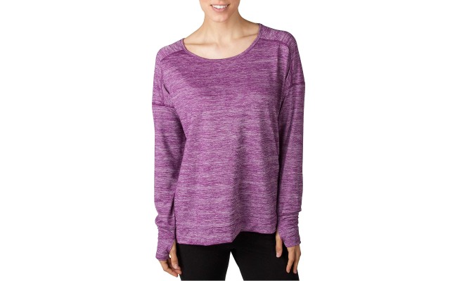  Woman’s Long Sleeve / Jersey Tunic Red Violet Melange L