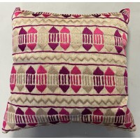 John Robshaw Spin Tops Decorative Pillow Basic, 20 X 20, Pink/Gold
