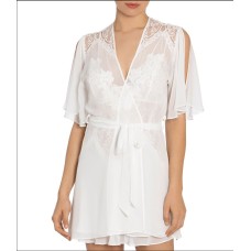 Jonquil Lace Trim Wrap in Ivory at Nordstrom