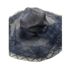 Josette Shiny Braid Floppy, Navy, One Size