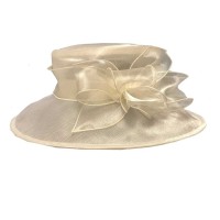 Josette Women’s Organza-Bow Sun Hats, Ivory, One Size