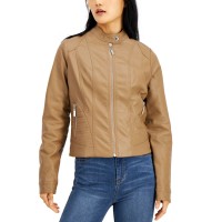 Jou Jou Juniors Faux-leather Jacket Truffle XXlarge, Beige