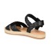  Women’s Brooke Sandal Black 6 Medium Womens US