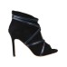  Women’s Samara Peep Toe Booties, Black, 6.5M