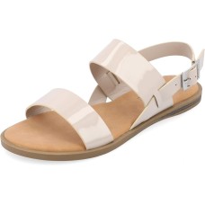 Journee Womens LaVine Multi Strap Flat Sandals, Black, 9.5