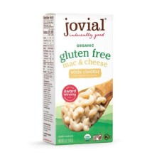 Jovial 100% Organic Gluten Free White Cheddar Box Mac & Cheese, Packaged Meal, 6 oz