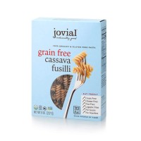 Jovial Grain-Free Cassava Fusilli | Cassava Pasta | Paleo Pasta | Grain-Free | Certified Gluten-Free | 100% Organic Pasta | USDA Certified Organic | Non-GMO | High-Fiber | 8 oz (3 pack)