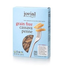 Jovial Grain-Free Cassava Penne Rigate | Certified Gluten-Free | 100% Organic Pasta | USDA Certified Organic | Non-GMO | 8 oz (3 Pack)