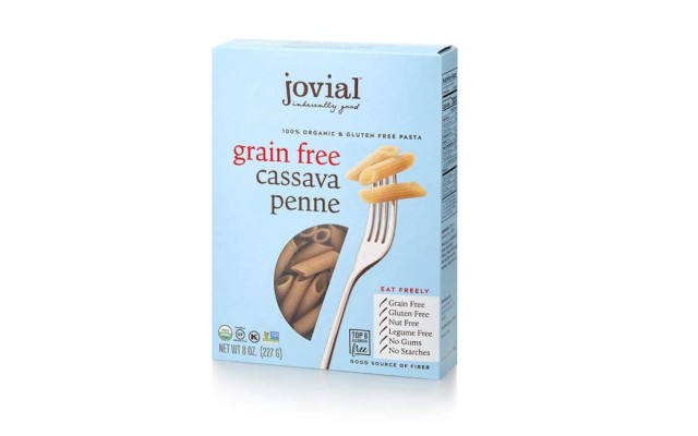  Grain-Free Cassava Penne Rigate | Certified Gluten-Free | 100% Organic Pasta | USDA Certified Organic | Non-GMO | 8 oz (3 Pack)
