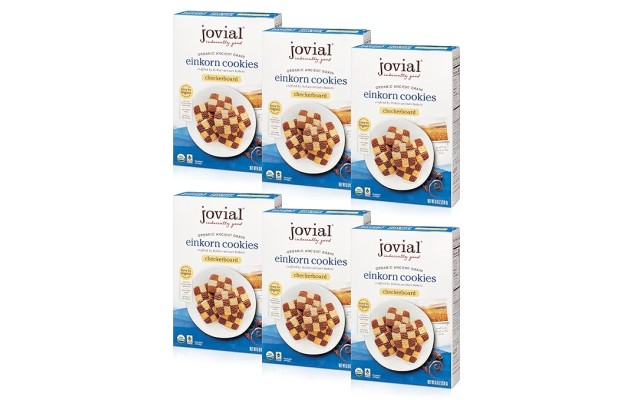 , Organic Checkerboard Einkorn Cookies, 8.8 oz, 6 Pack