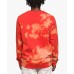  Mens King Of Beers Fleece Tie-Dye Sweatshirts, Red, Medium