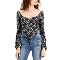 Just Polly Juniors Square Neck Smocked Back Top