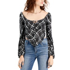 Just Polly Juniors Square Neck Smocked Back Top