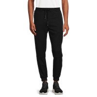 Karl Lagerfeld Paris Men’s Solid Joggers Pants, Black, XL