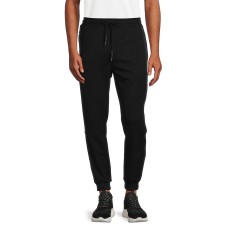 Karl Lagerfeld Paris Men’s Solid Joggers Pants, Black, XL