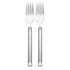 Kate Spade Key Court 2-Piece Tasting Fork Set, Metallic
