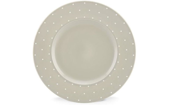Kate Spade Larabee Dot Grey 11″Dinner Plate