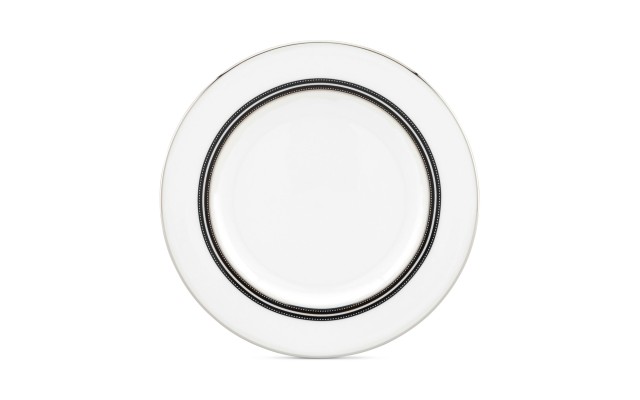  Union Street 8″ Salad Plate, 0.70 LB, Black
