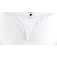 KENDALL + KYLIE Bikini Triangle Mesh Bottom, White, Small