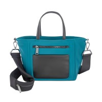 Kenneth Cole New York Delancey Nylon Satchel Crossbody Bag – Teal
