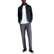 Kenneth Cole Reaction Men Slim-Fit Stretch Corduroy Pants, Charcoal, 36×30