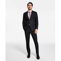 Kenneth Cole Reaction Men’s Slim-Fit Ready Flex Stretch Suits, Black, 38S