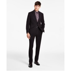 Kenneth Cole Reaction Men’s Slim-Fit Ready Flex Stretch Suits, Navy/Red, 44S