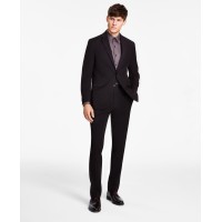 Kenneth Cole Reaction Men’s Slim-Fit Ready Flex Stretch Suits, Navy/Red, 48REG 42W