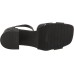  Reaction Women’s Mix X Band Dress Sandal, Black, 7