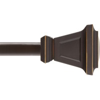 Kenney Richmond 5/8 in Diameter  Adjustable Curtain Rod (28-48 in)