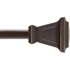 Kenney Richmond 5/8 in Diameter  Adjustable Curtain Rod (28-48 in)