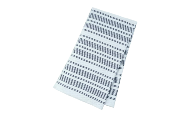  Waffle Bath Towels, Navy, 27x52