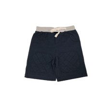 Kidsy Boys Casual Shorts With Knee Patches, Soft Cotton, Pull-On/Drawstring Closure