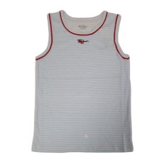 Kidsy Toddlers Red Glasses Graphic Printed Peruvian Cotton Tank Tops for 2, 3, 4, 5, 6 Years Boys And Girls