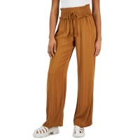 Kingston Grey Juniors’ Wide-Leg Soft Pants, Tobacco, XL