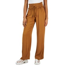 Kingston Grey Juniors’ Wide-Leg Soft Pants, Tobacco, XL