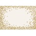  Confetti Gold Breakfast Lunch Dinner Disposable Placemats 30 Sheets/Pack Made in USA