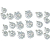Kurt Adler 20-Piece Iridescent Glass Ball Ornament Set