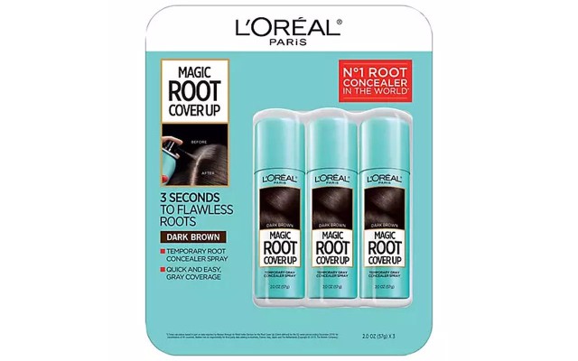  Magic Root Cover up Concealer Spray Dark Brown 2 Ounce (Pack of 3)