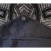  Geo Beaded V-flap Clutch, Charcoal