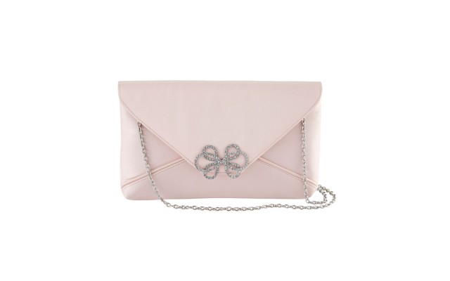  Womens Pink Embellished Clutch Crossbody Handbag Purse Small , Pink