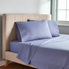 Lacoste Home Advantage Easy Care Sheet Set, King – Slate Blue