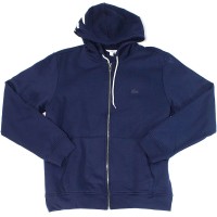 Lacoste Mens Logo Graphic Full-zip Hoodie, Navy 6/XL