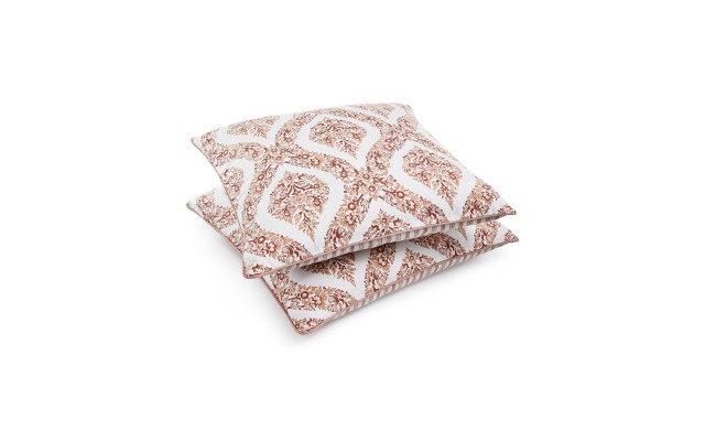  Chauncey Set of 2 Decorative Pillows, 20 X 20, Terracotta
