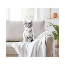 Lacourte Frenchie Cat Shaped Decorative Pillow, 12X18, Gray